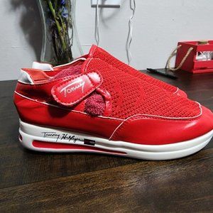 Red TH slip-on shoes
